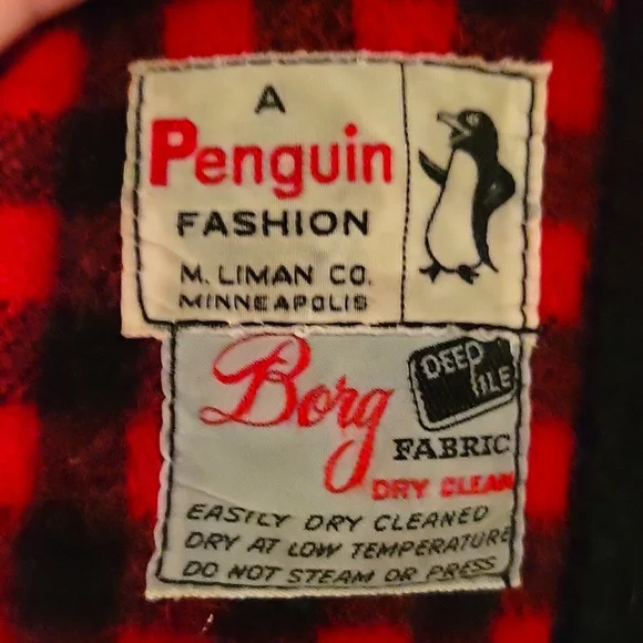 ORIGINAL PENGUIN Vintage Wool Coat 60's #WJ001 - Picture 2 of 8